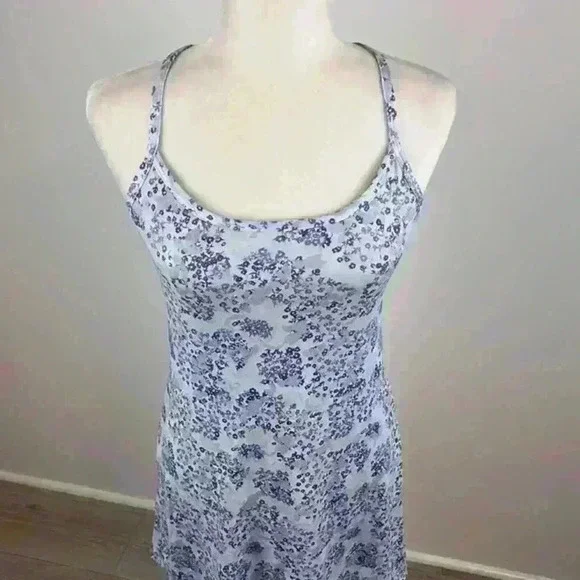EVCR Purple Floral Tennis Bodysuit Dress NWT - Picture 2 of 7